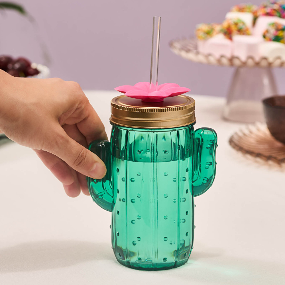 Karaca Kaktüs Transparent Su Şişesi 350 Ml görseli 4