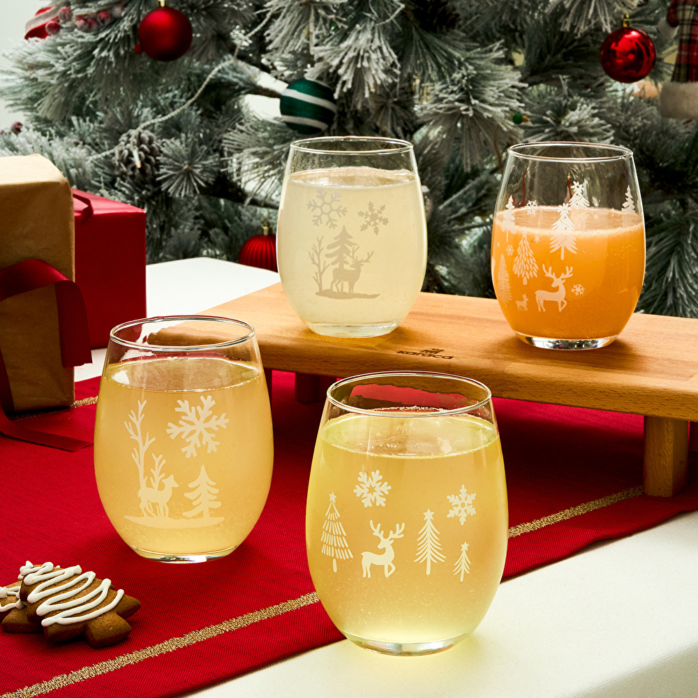 Karaca New Year Yılbaşı Noeltree Meşrubat Bardağı 590 Ml  görseli 2