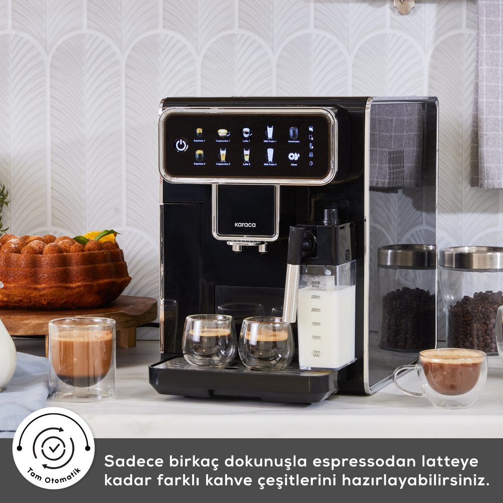Karaca Coffeemaestro Tam Otomatik Espresso Makinesi görseli 4