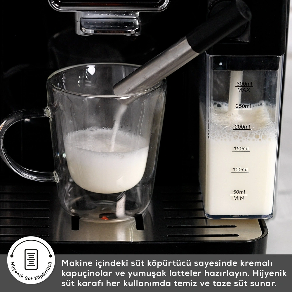 Karaca Coffeemaestro Tam Otomatik Espresso Makinesi görseli 6