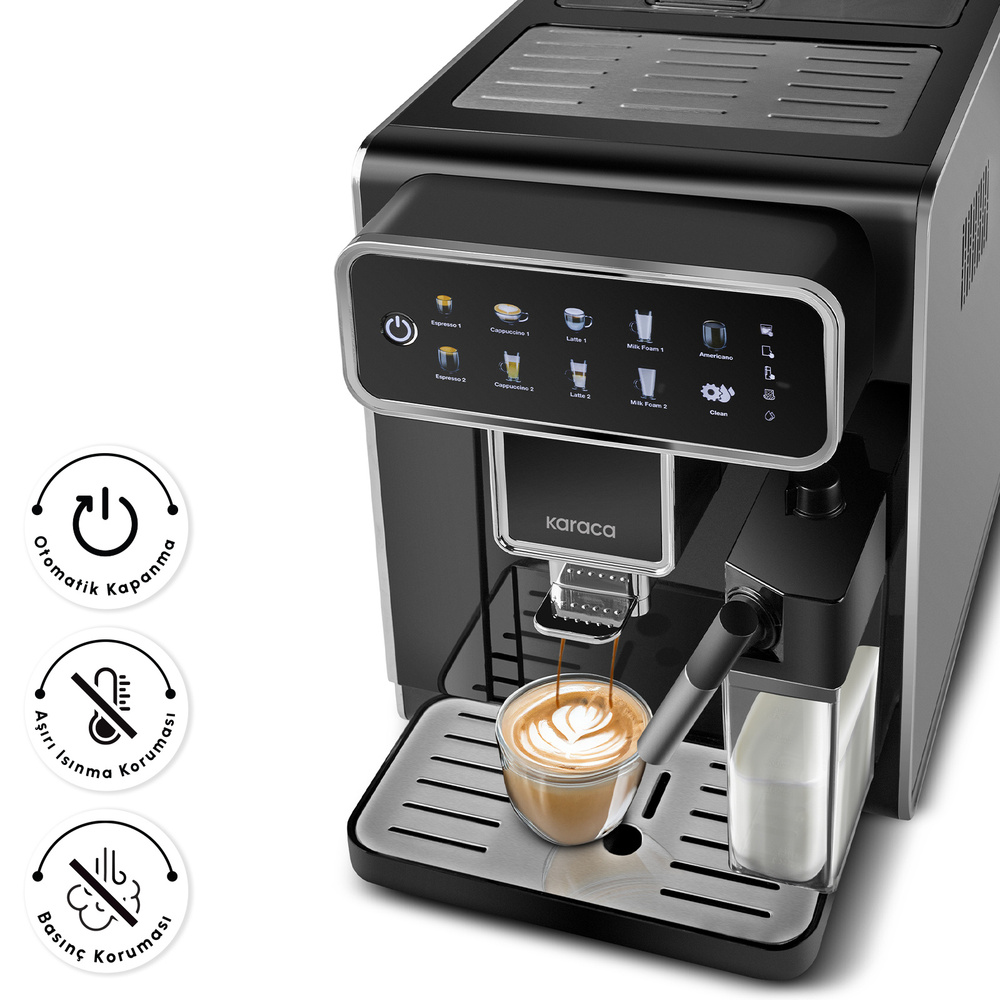 Karaca Coffeemaestro Tam Otomatik Espresso Makinesi görseli 10