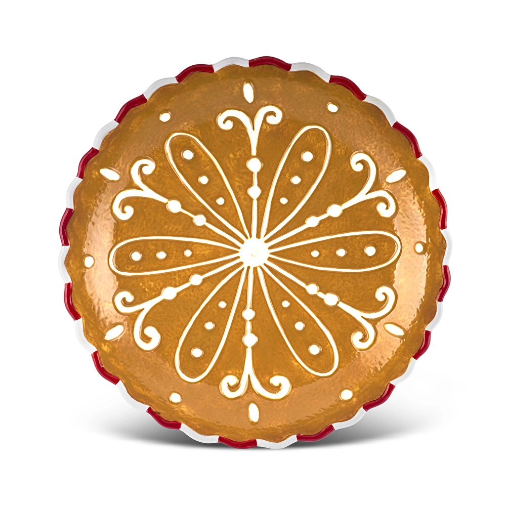 Karaca New Year Yılbaşı Gingerbread Servis Tabağı 30 Cm görseli 1