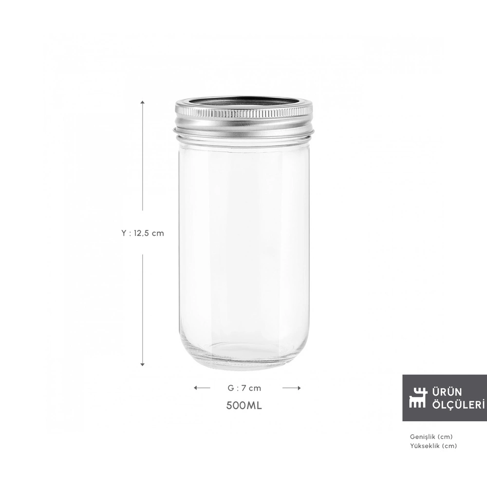 Karaca x Refika Boyunsuz Kavanoz 500 ml görseli 2