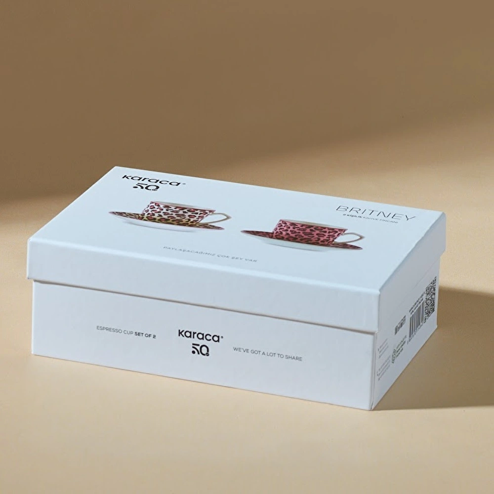 Karaca Britney 2 Kişilik Kahve Fincan Takımı 80 ml görseli 7