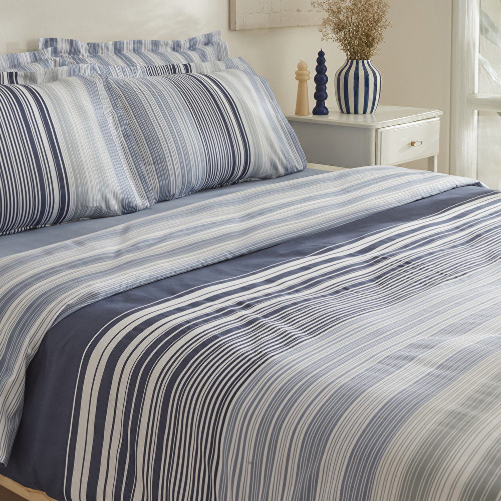 Karaca Home Nolan %100 Pamuk Çift Kişilik Nevresim Takımı Multicolor  görseli 3