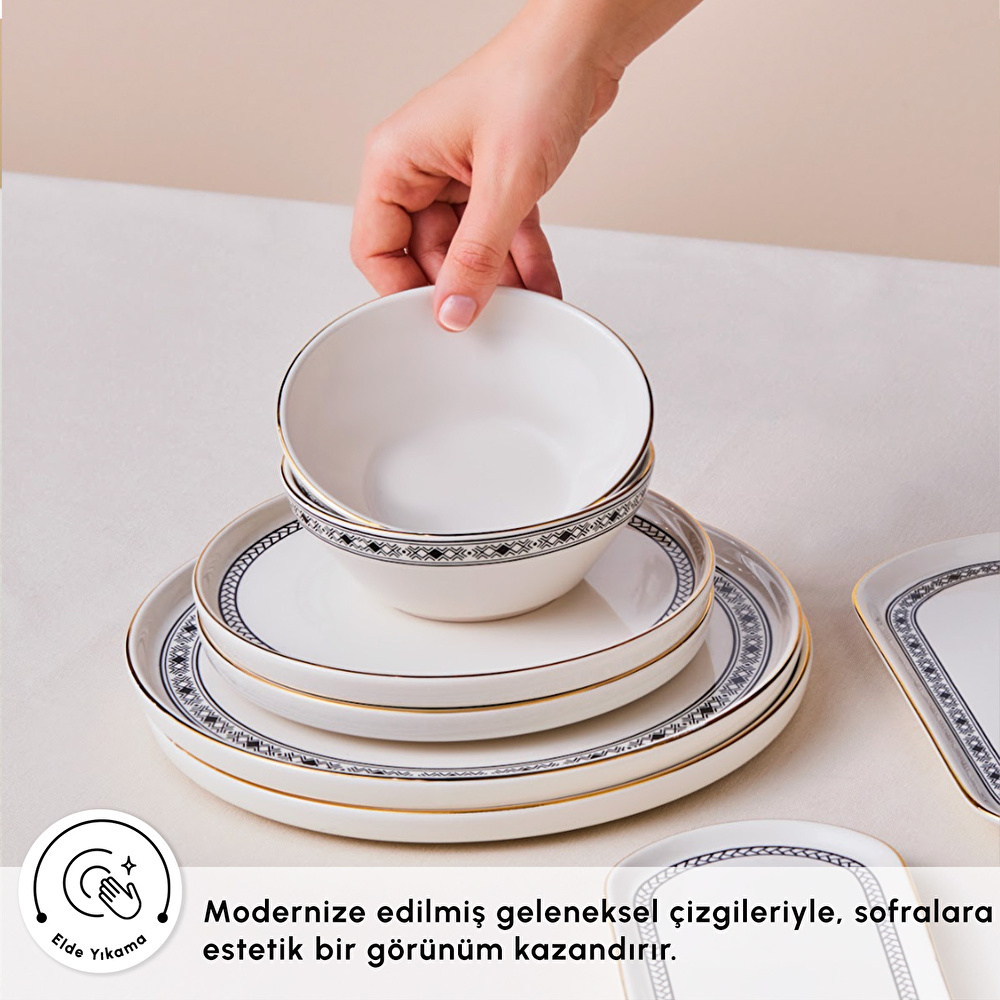 Karaca Etna 8 Parça 2 Kişilik Yemek Takımı görseli 6