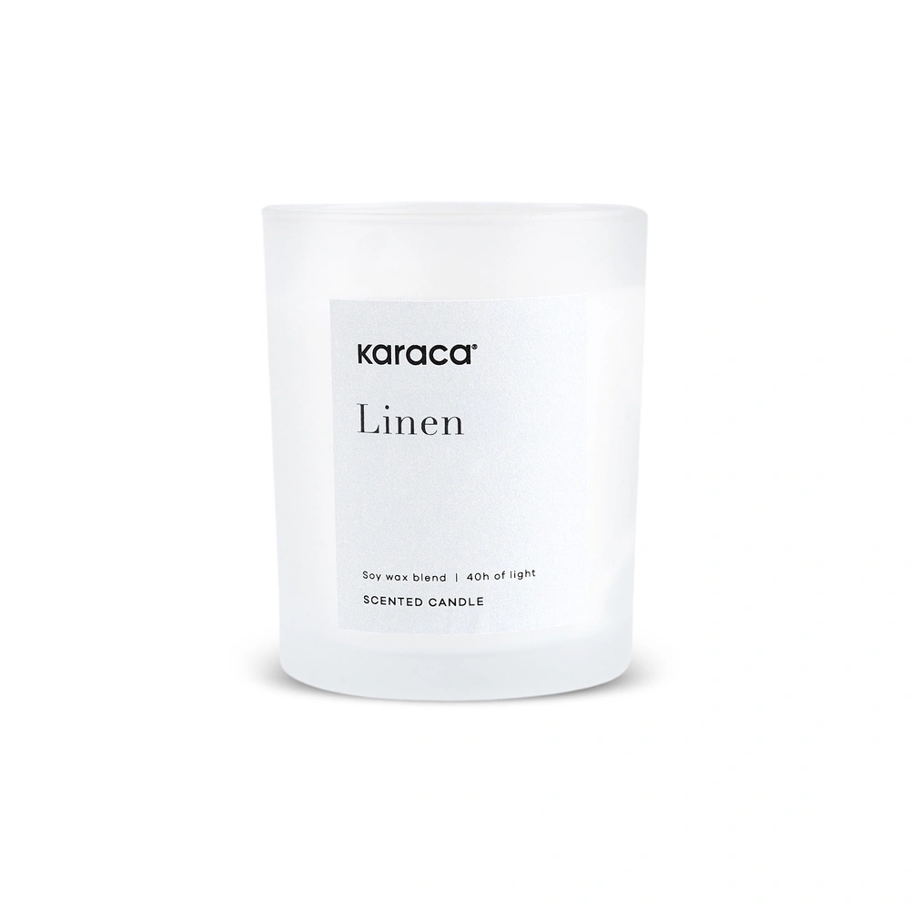 Karaca White Clean Linen Kokulu Mum 170 gr videosu