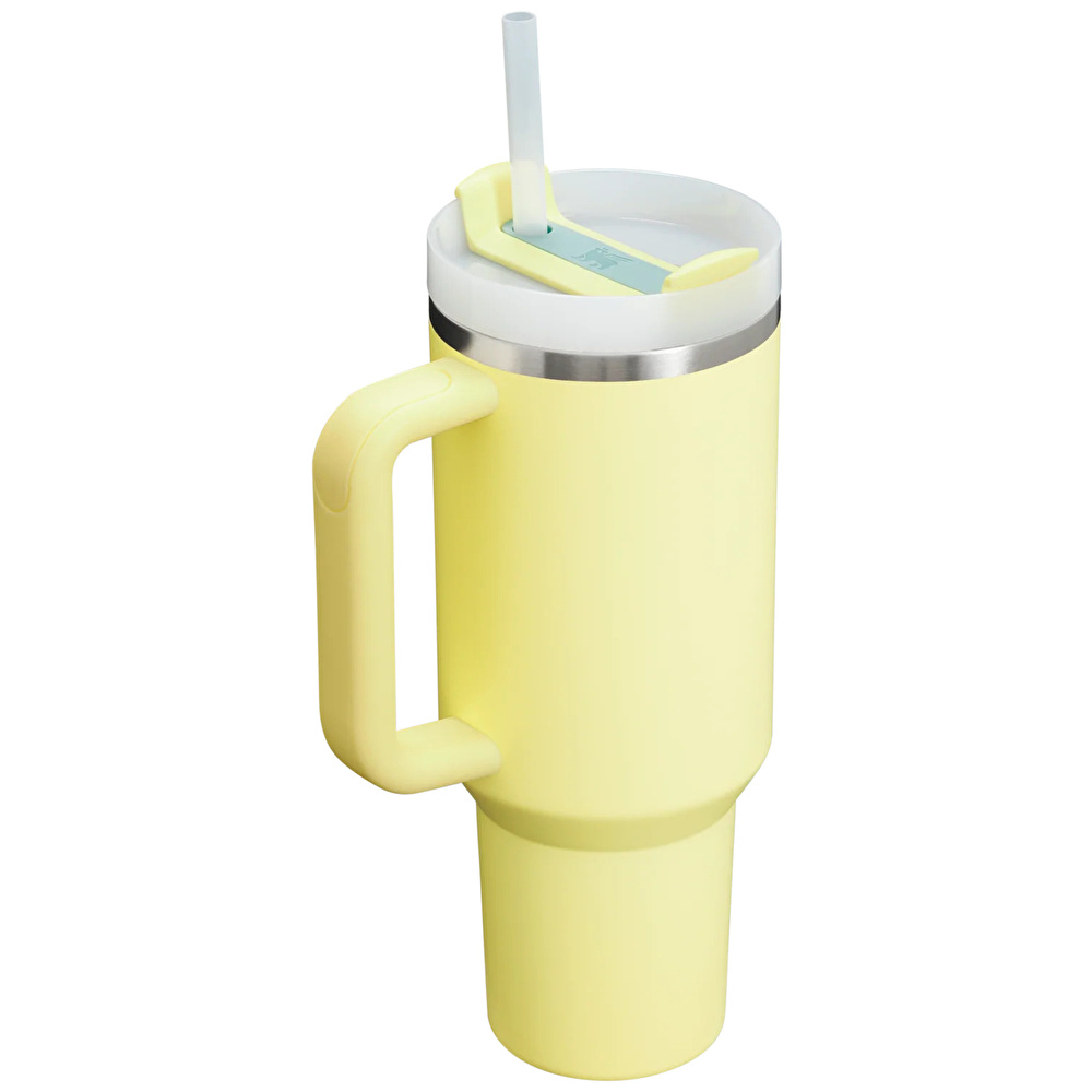 Stanley The Quencher Flowstate Tumbler Pipetli Termos Bardak 1,18L Sarı görseli 2
