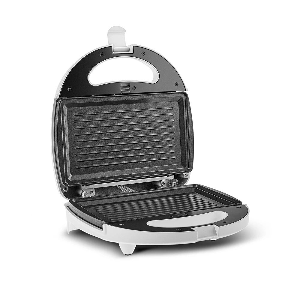 Homend Toastbuster 1309H Çıkarılabilir Plakalı Portatif Tasarım Tost Makinesi Beyaz görseli 5
