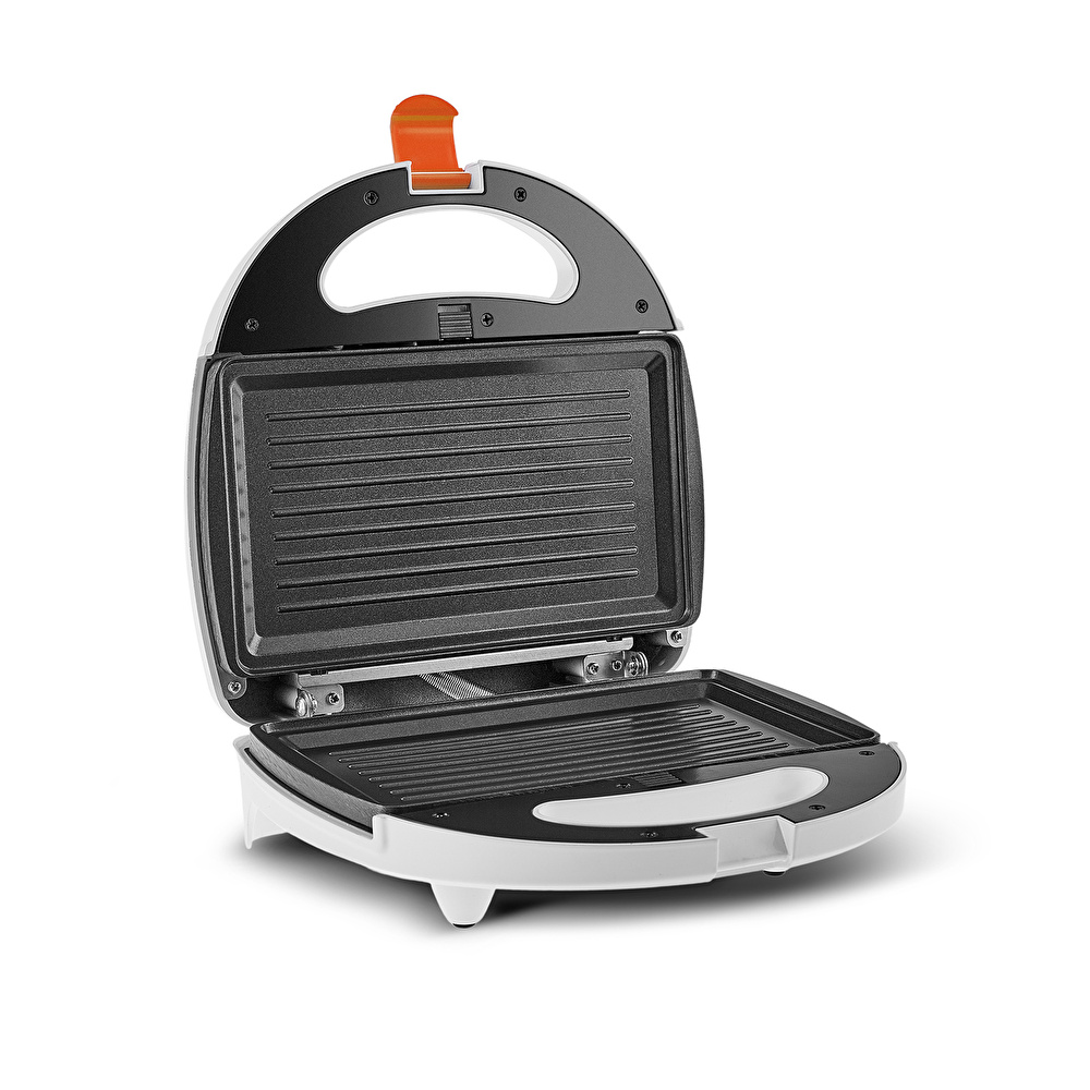 Homend Toastbuster 1309H Çıkarılabilir Plakalı Portatif Tasarım Tost Makinesi Turuncu görseli 6