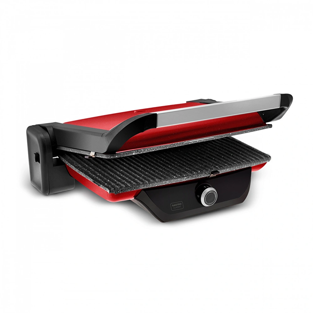 Karaca Gastro Classic 6 Dilim Kapasiteli Izgara ve Tost Makinesi Rouge Red 2000W videosu