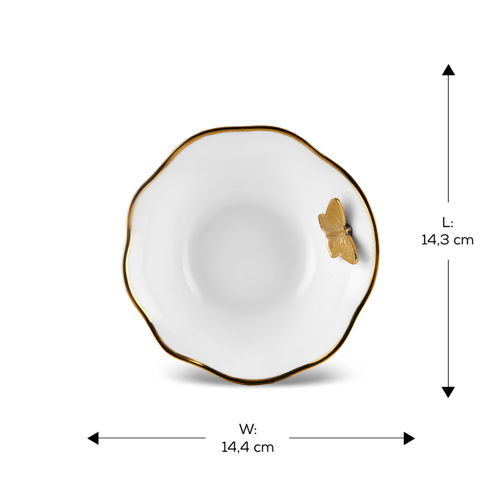 Karaca X Müge Anlı Kelebekli Kase 14 Cm görseli 2