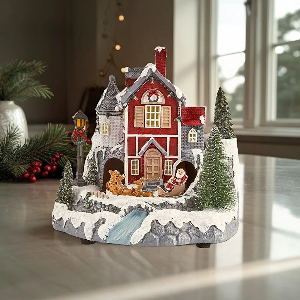 Karaca Home Country Hareketli Müzik Kutusu 23x22x22,5 cm videosu