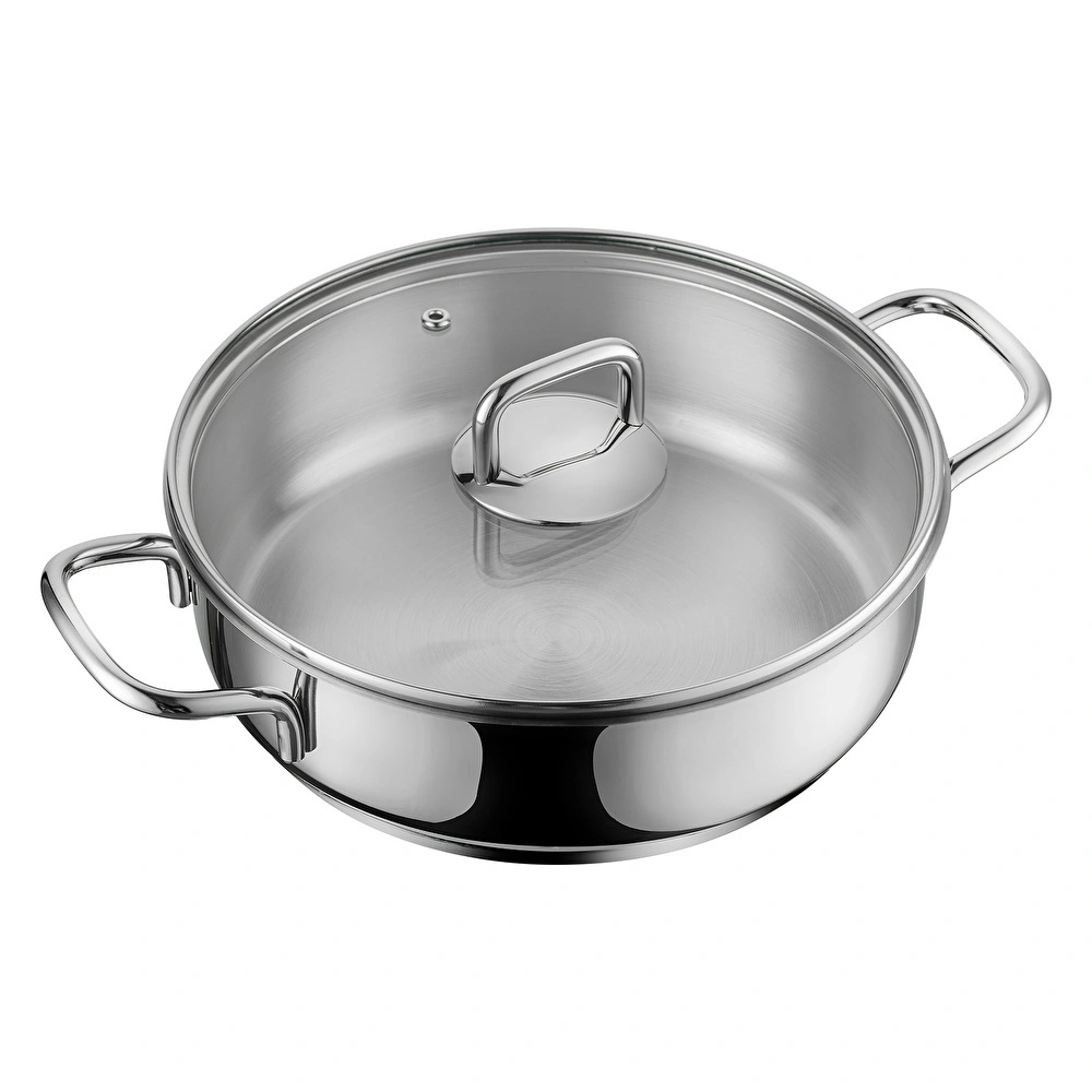 Emsan Gourmet Çelik Pilav/Karnıyarık Tenceresi 24 cm görseli 2