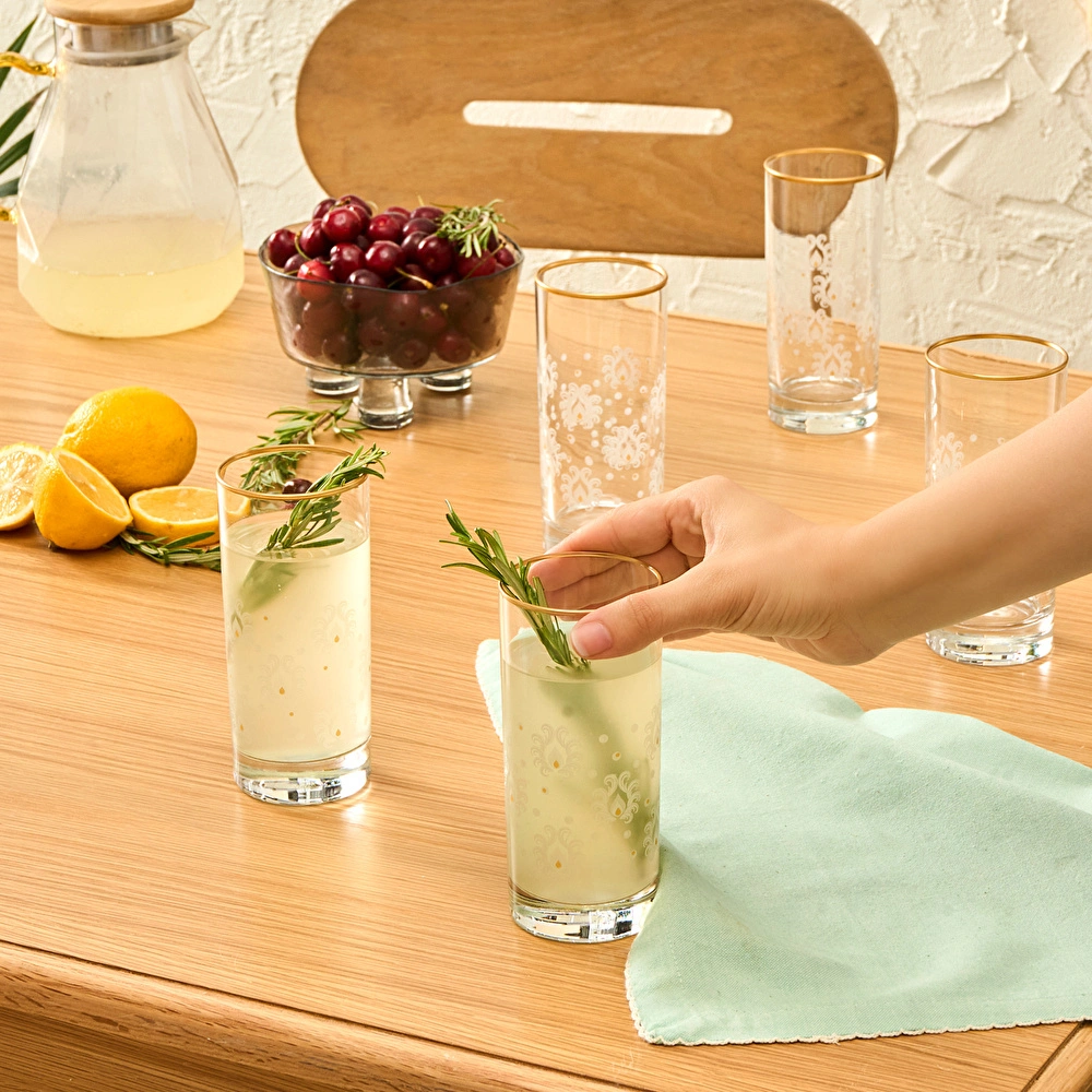 Karaca Derya 6'lı Meşrubat Bardağı 380 ml görseli 2