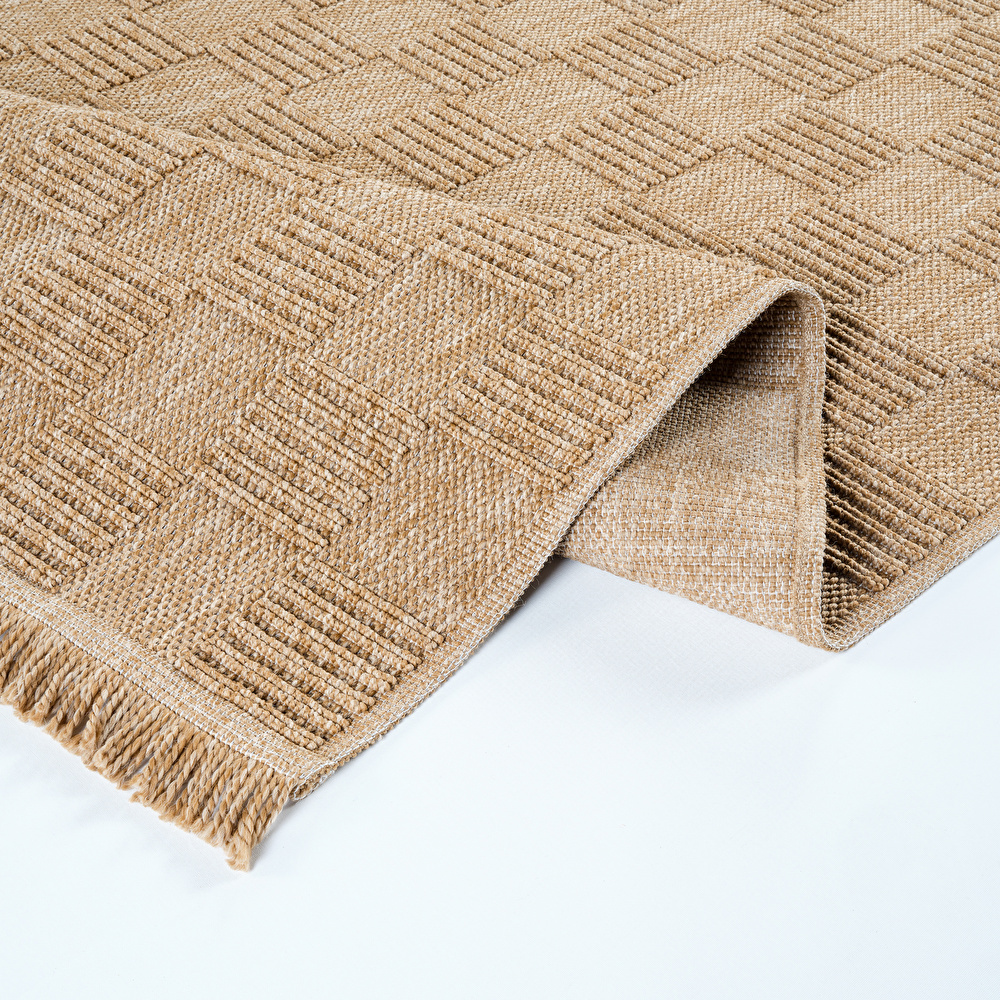 Kaşmir Halı 7/24 Kilim/Jüt Side 100x200 cm görseli 4
