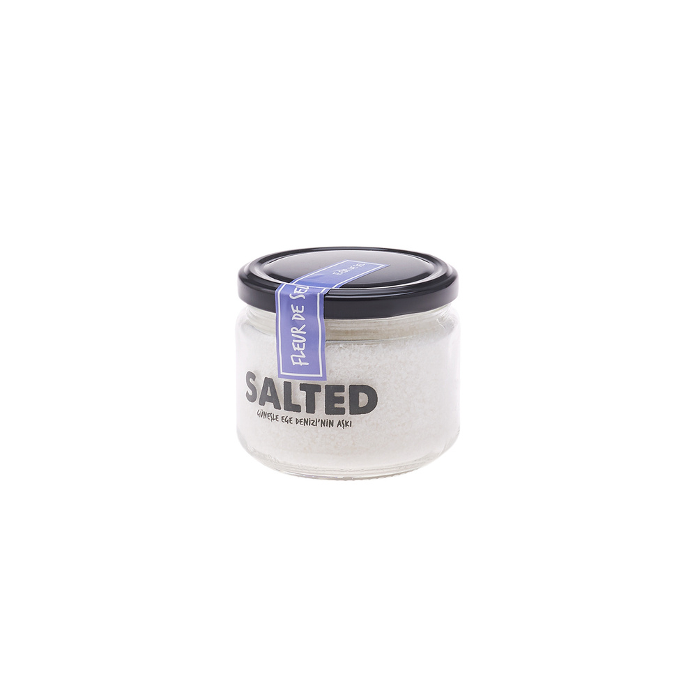 Salted Goods Fleur De Sel Cam Kavanoz Deniz Tuzu 175 Gr görseli 2
