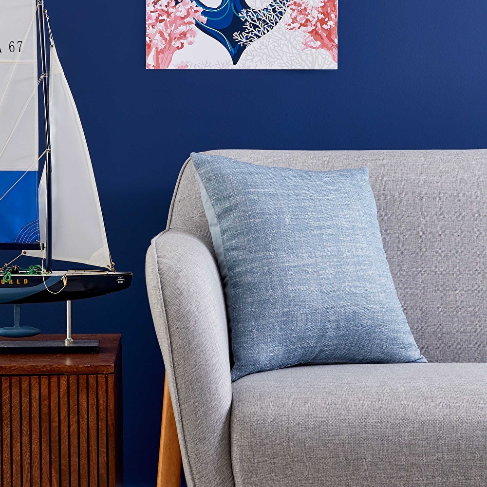 Nautica Home Reef Mavi İç Dolgulu Kırlent 45x45 cm görseli 2