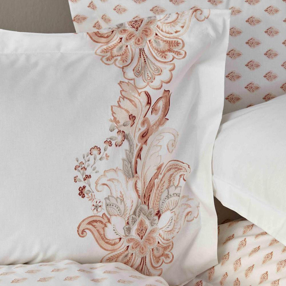 Karaca Home Charlina Somon %100 Pamuk King Size Nevresim Takımı görseli 3
