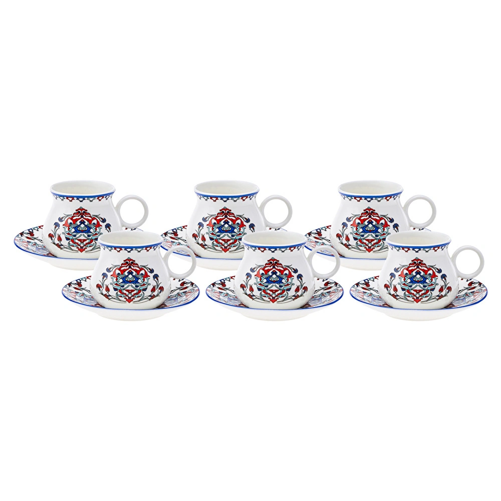 Karaca Hattat 6 Kişilik Kahve Fincanı Takımı 90 ml görseli 5