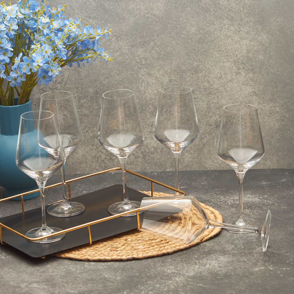 Karaca Krs Kristal 6lı Kadeh 390 Ml görseli 1