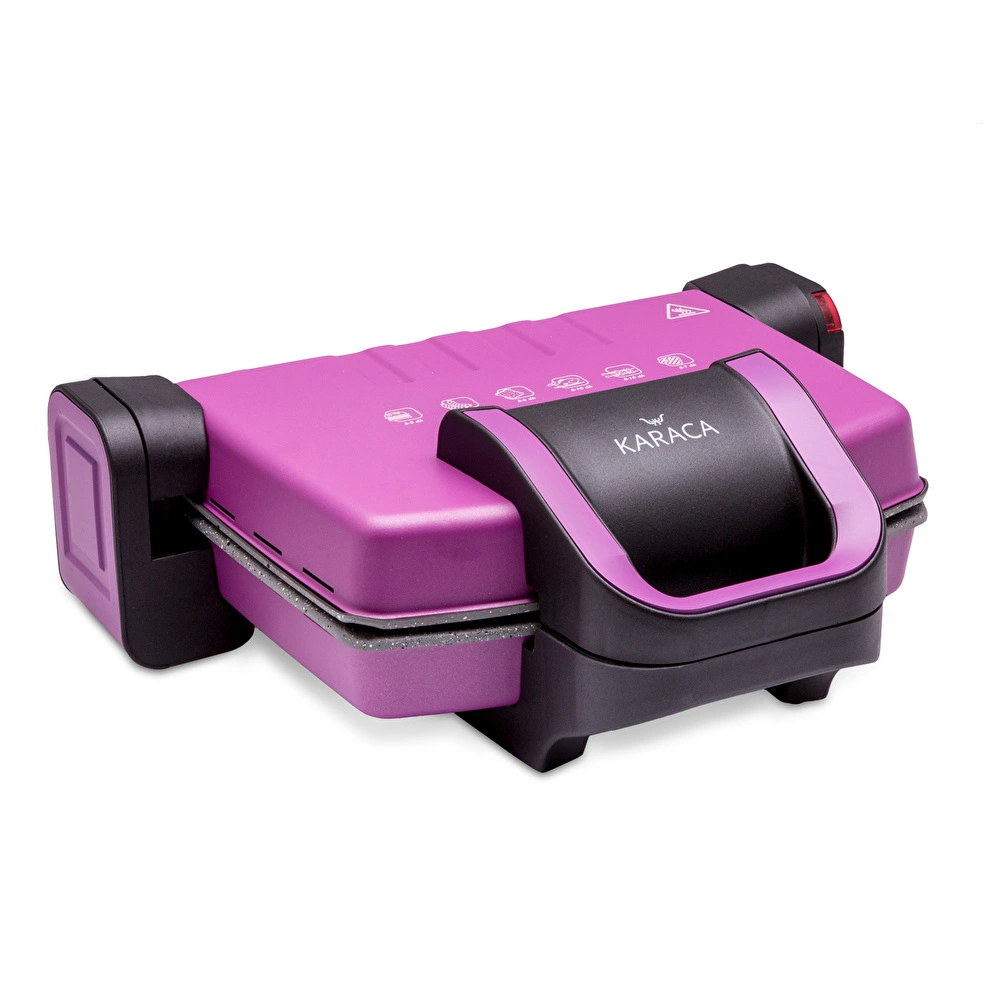 Karaca Future Granit Izgara ve Tost Makinesi Violet 1800 W görseli 2