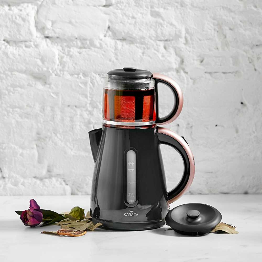 Karaca 1500 W Çay Makinesi Kettle 1501 Rosegold 1.7 Lt görseli 1