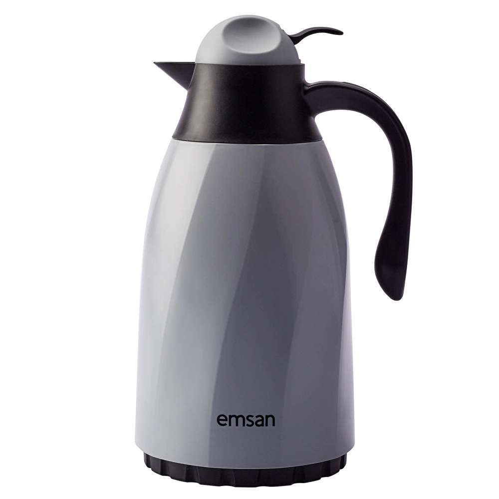 Emsan Sırça Termos 1,3 L Gri görseli 4