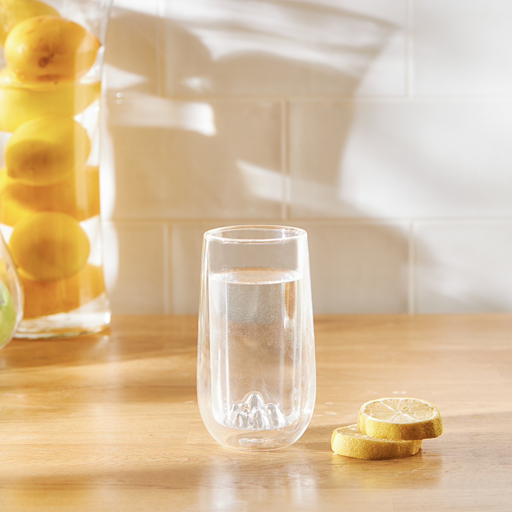 Emsan Globe Çift Cidarlı Volkan Kısa Bardak 250 ml görseli 1