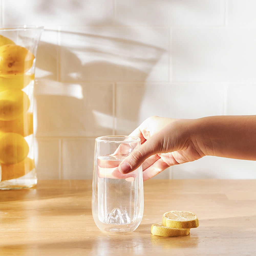 Emsan Globe Çift Cidarlı Volkan Kısa Bardak 250 ml görseli 2