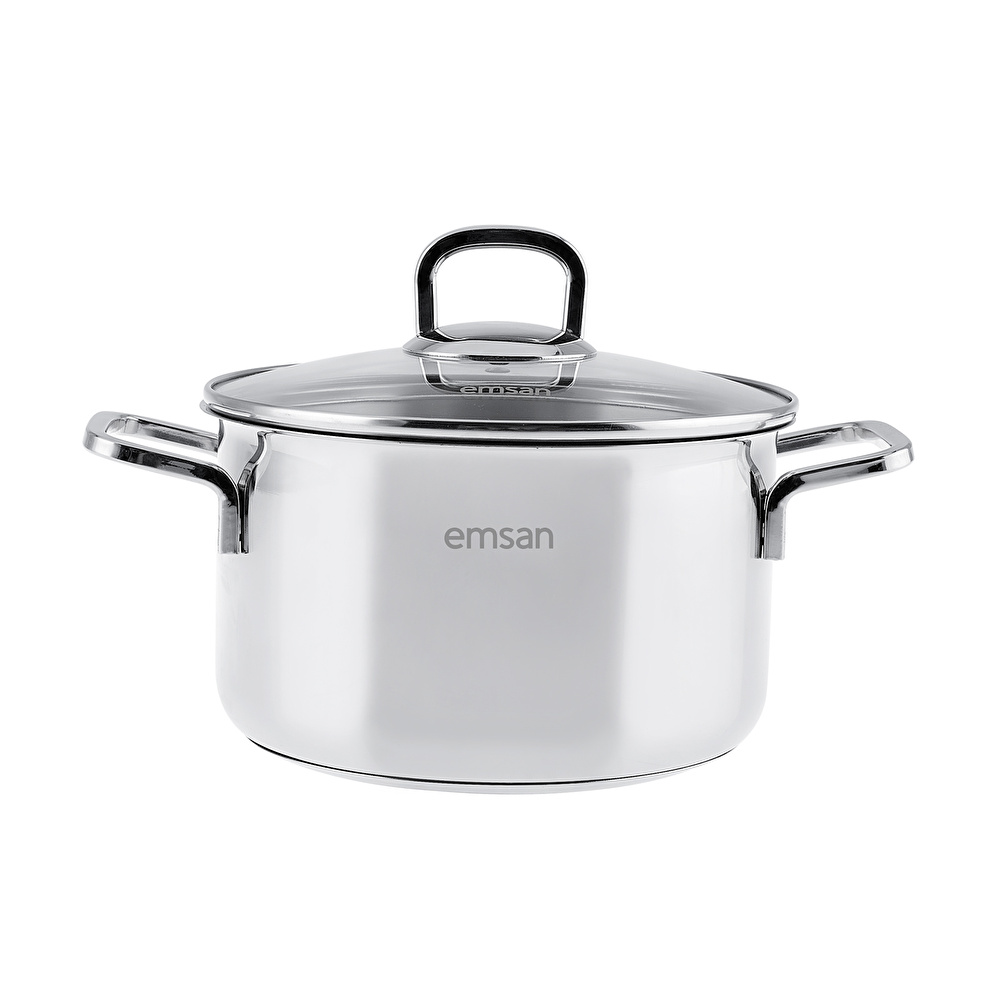 Emsan Cocinero 8 Parça Çelik Tencere Seti görseli 7