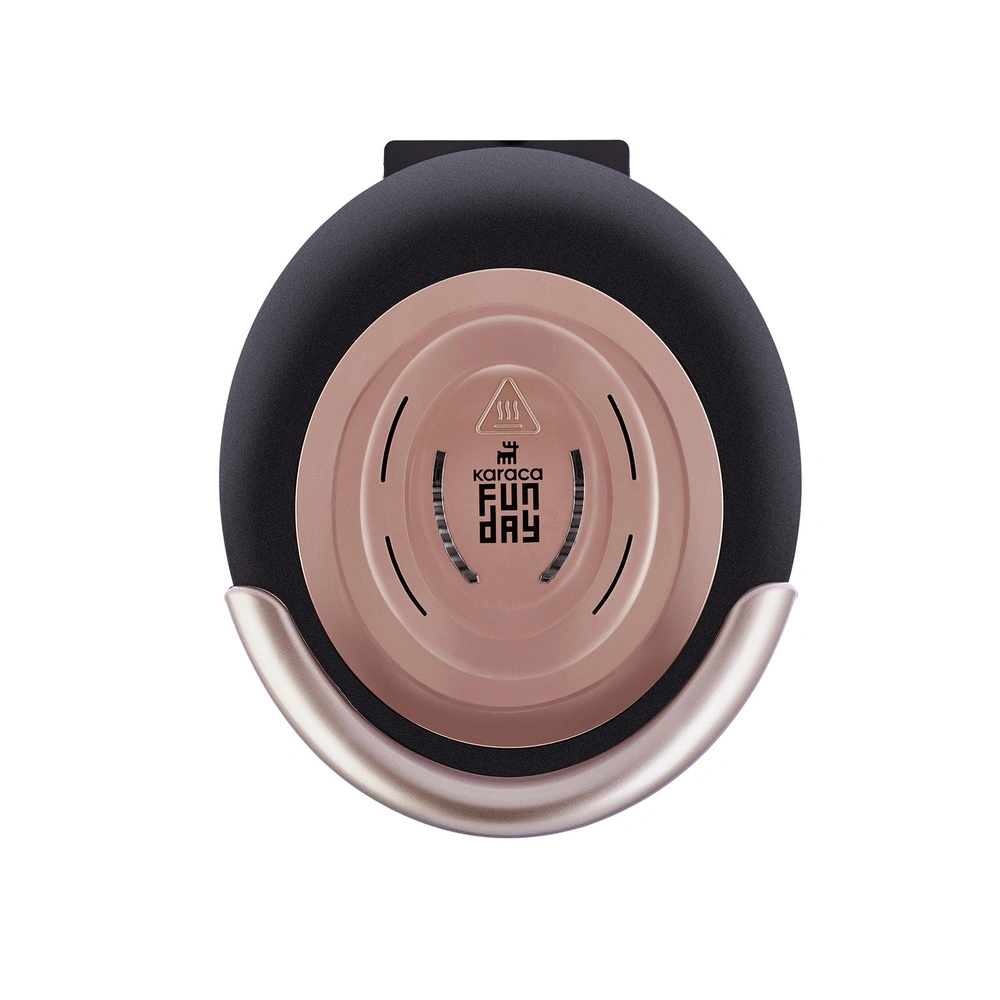 Karaca Funday Çıkarılabilir Plakalı Waffle Makinesi 1000W Rosegold  görseli 3