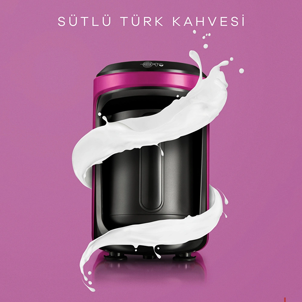 Karaca Hatır Hüps Sütlü Türk Kahve Makinesi Blush Pink görseli 1