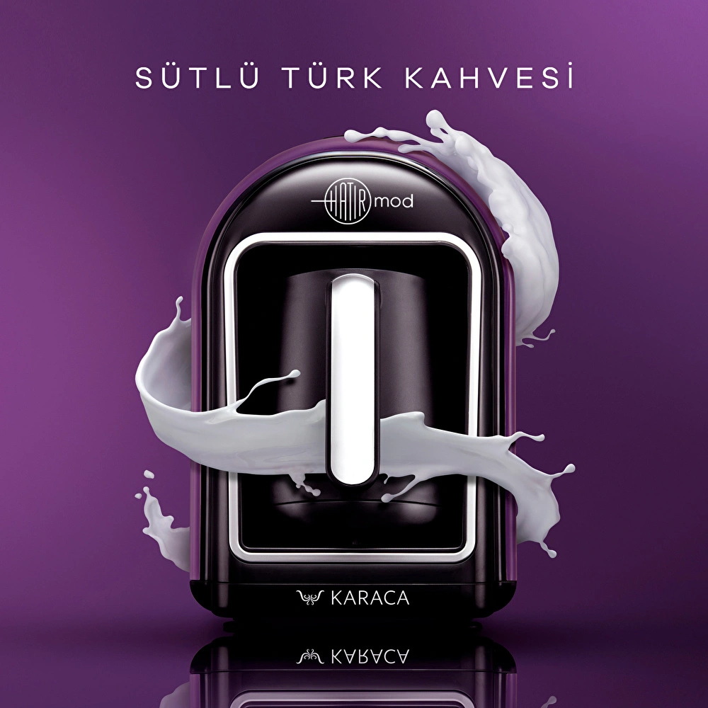 Karaca Hatır Mod Közde ve Sütlü Türk Kahvesi Makinesi Grape Purple görseli 1