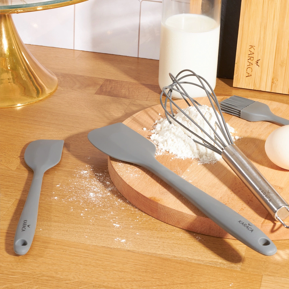 Karaca Pastry 4 Parça Pasta Hazırlık Seti Gri görseli 1