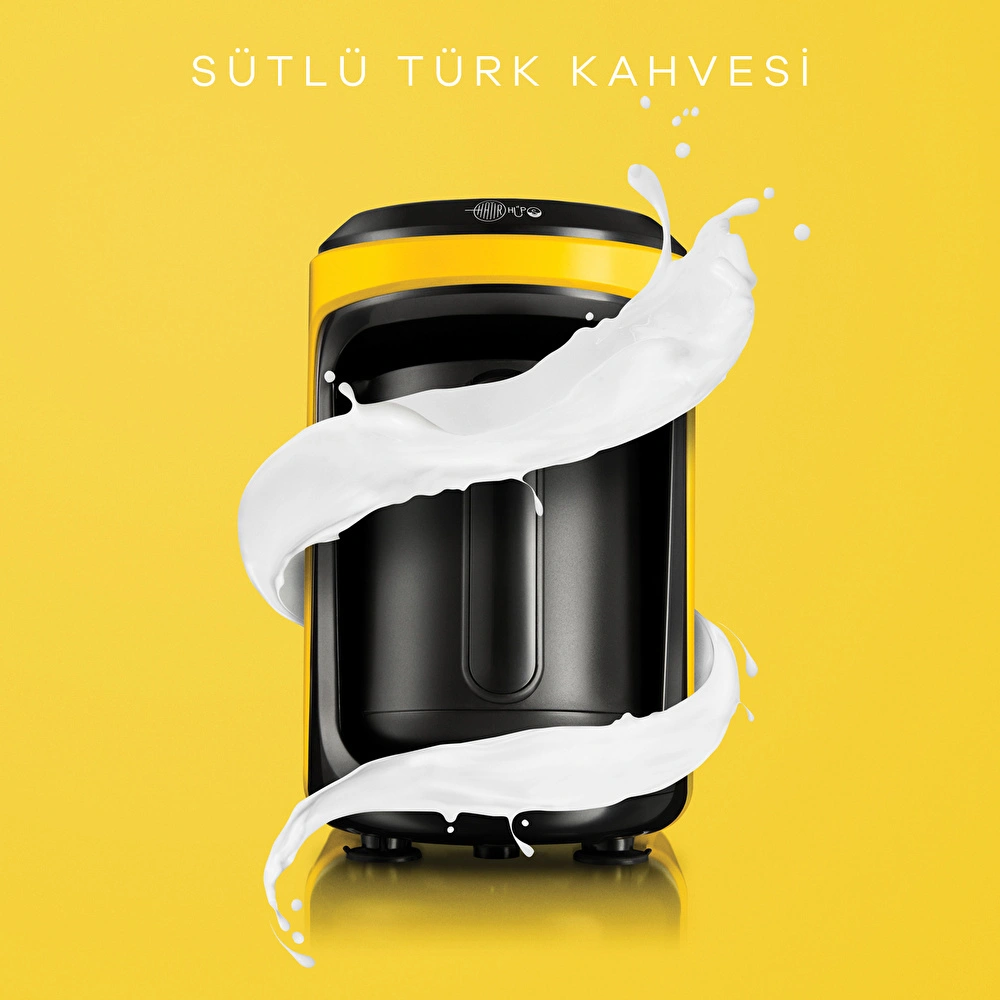 Karaca Hatır Hüps Sütlü Türk Kahve Makinesi Yellow görseli 1