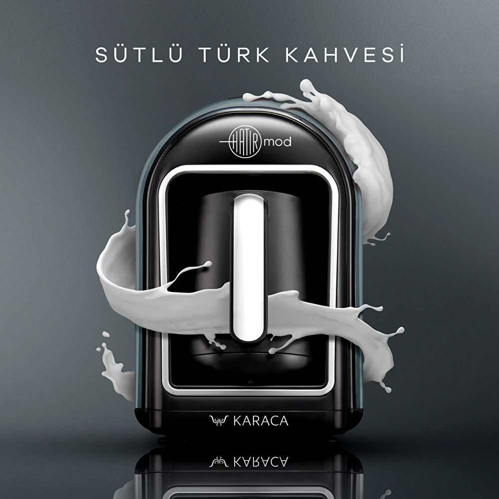 Karaca Hatır Mod Közde ve Sütlü Türk Kahvesi Makinesi Silver görseli 1