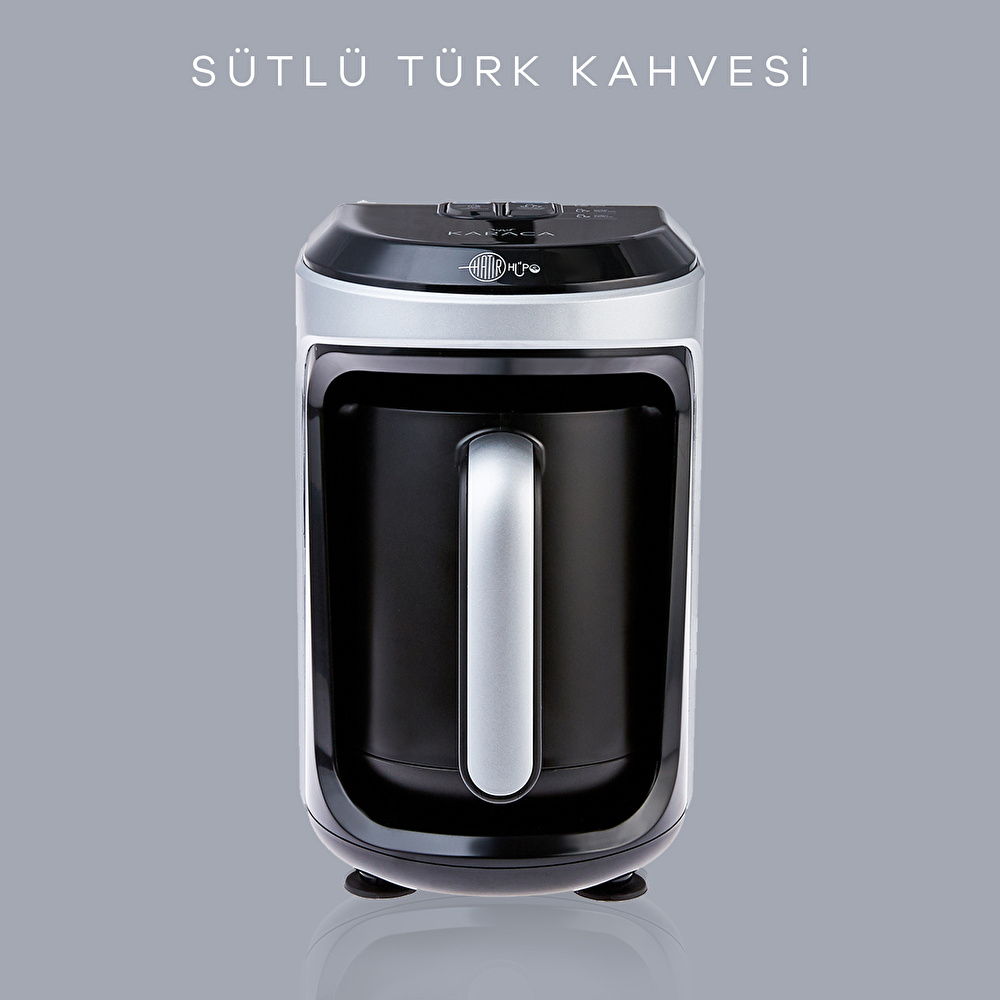 Karaca Hatır Hüps Sütlü Türk Kahve Makinesi Silver görseli 2