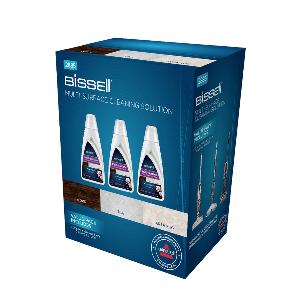 Bissell Crosswave 3'lü Tüm Yüzeylerde Kullanıma Uygun Deterjan Paketi 1 Litre görseli 2