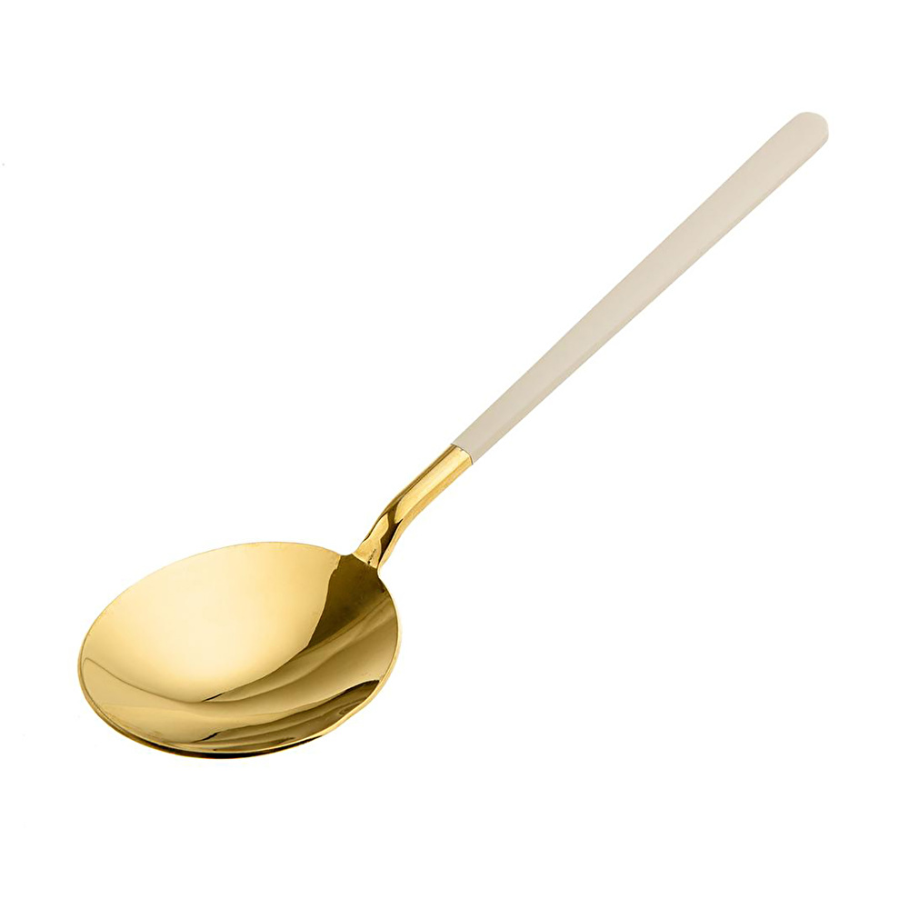 Jumbo Paint Cream Gold 5 Parça Servis Takımı görseli 6