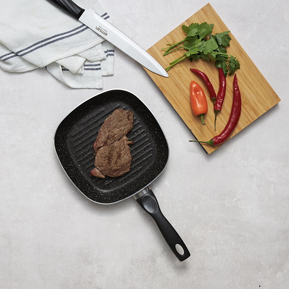 Emsan Mini Bonfile Grill Tava 18 cm görseli 2