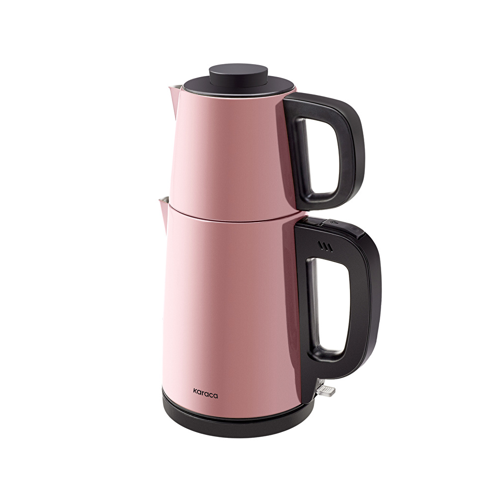 Karaca Tea Break 2 in 1 Çelik Su Isıtıcı Çay Makinesi Rosegold Inox görseli 4