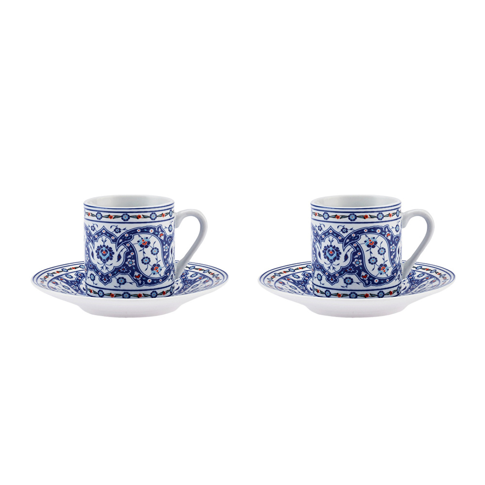 Karaca Gülhane 2 Kişilik Kahve Fincan Takımı 80 ml görseli 1