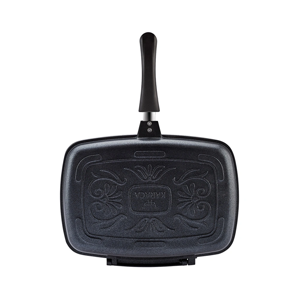 Karaca Biodiamond Power Double Grill Tava 34 Cm görseli 1
