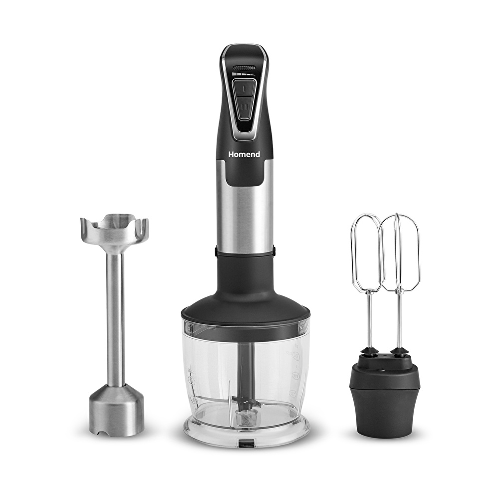 Homend Handmaid 1965h Inox Çelik Bıçaklı Blender Set görseli 5