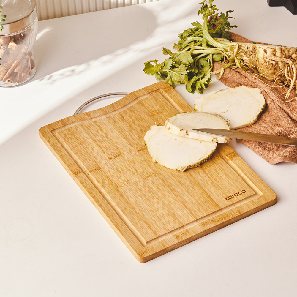 Karaca Owen Rectangle Small Bambu Kesme Tahtası görseli 4