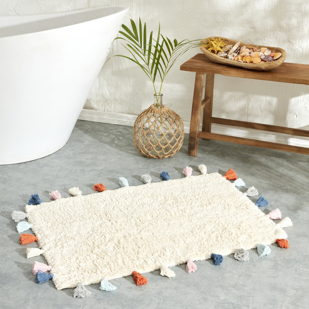 Sarah Anderson Tassel Banyo Paspası 60x90 cm görseli 1