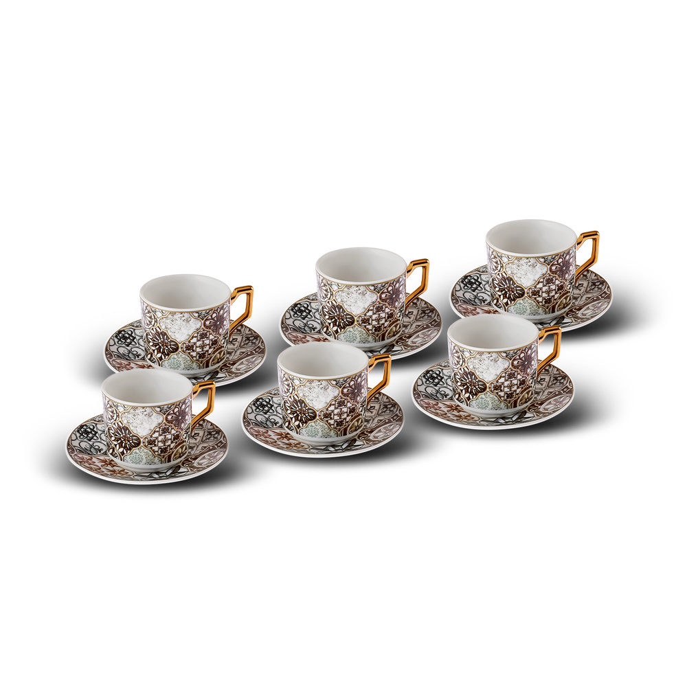 Karaca Milas 6 Kişilik Kahve Fincan Takımı 100 ml görseli 4