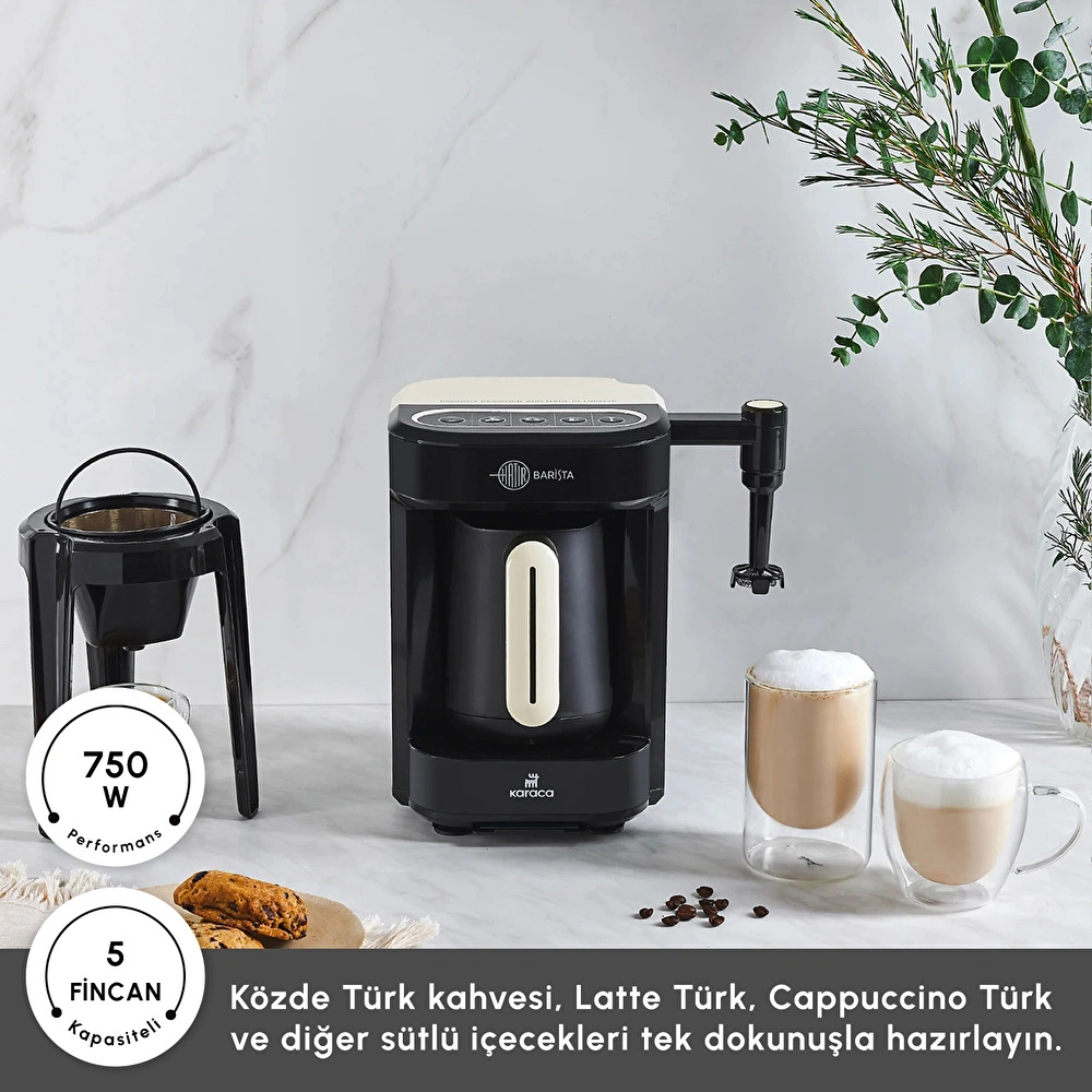 Karaca Hatır Barista Latte ve Türk Kahve Makinesi Soft Cream görseli 8