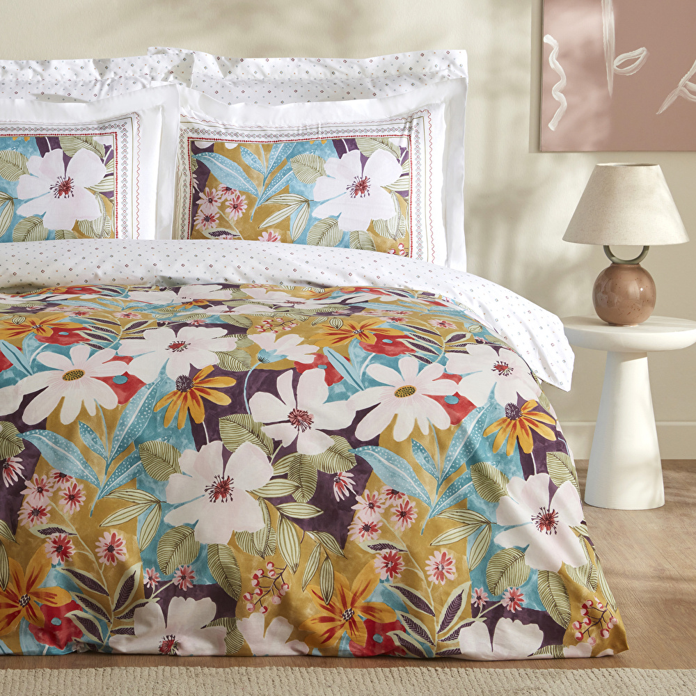 Karaca Home Lumire %100 Pamuk Tek Kişilik Nevresim Takımı Multicolor  görseli 2